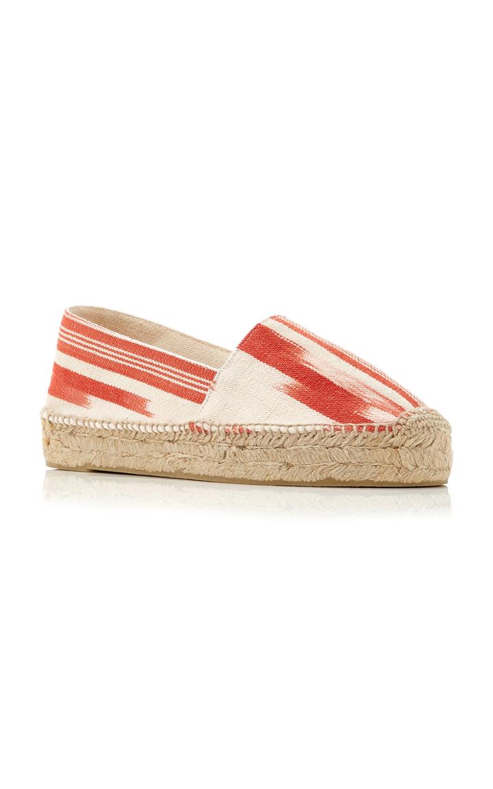 Es Par Ta M'o Exclusive: Doble Vermell Ikat Espadrille