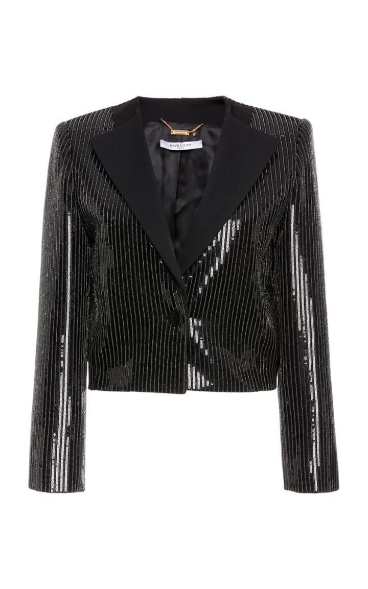 Givenchy Embellished Cropped Blazer