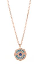 Marlo Laz Mini Porte Bonheur Coin Necklace