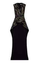 Safiyaa Florence Asymmetrical Peplum Crepe Top