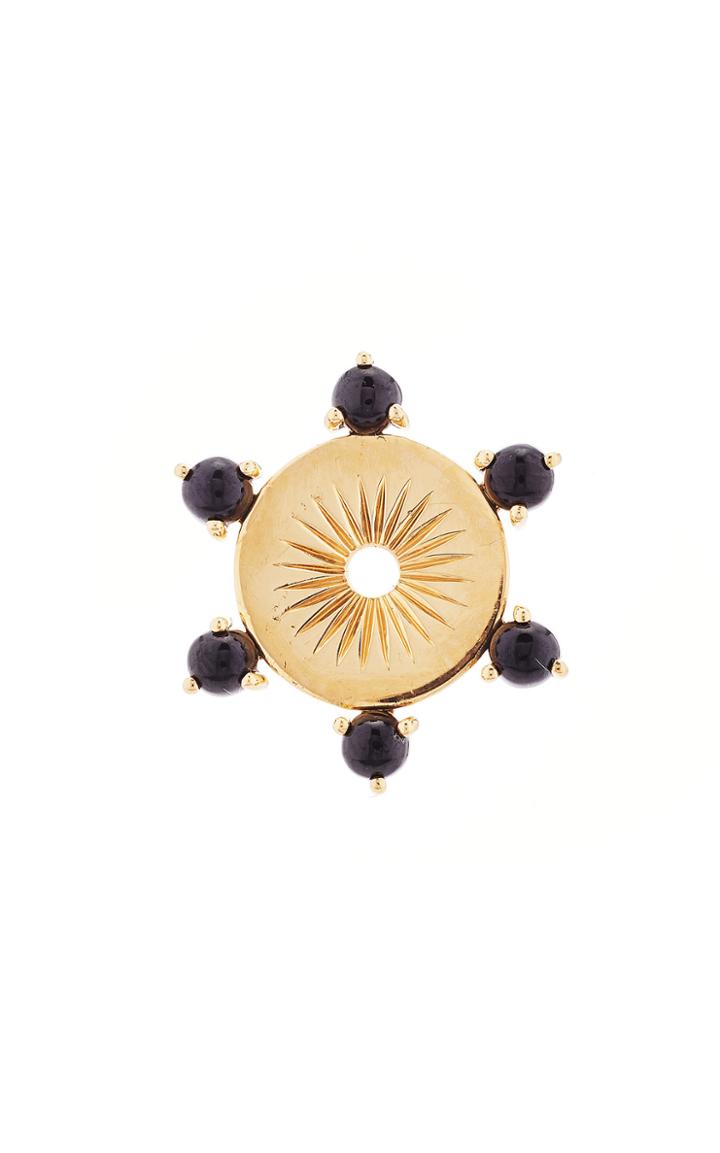 Foundrae 18k Gold And Onyx Earring Charm