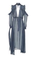 Off-white C/o Virgil Abloh Chiffon Volant Dress