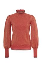 Moda Operandi Marc Jacobs Metallic Ruffled Wool-blend Sweater Size: S