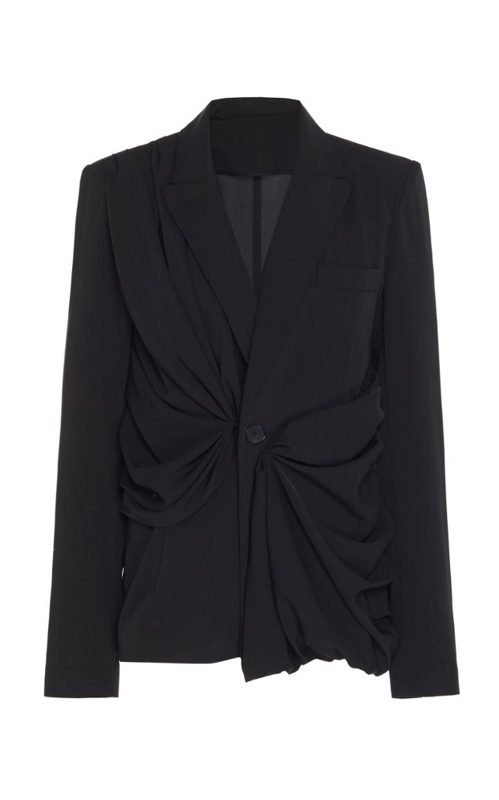 Moda Operandi Marta Jakubowski Marla Ruched Cady Blazer Size: Xs