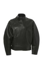 Moda Operandi Lvir Unbalance Faux-leather Bomber Jacket