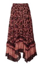 Ulla Johnson Merisa Printed Cotton-blend Midi Skirt