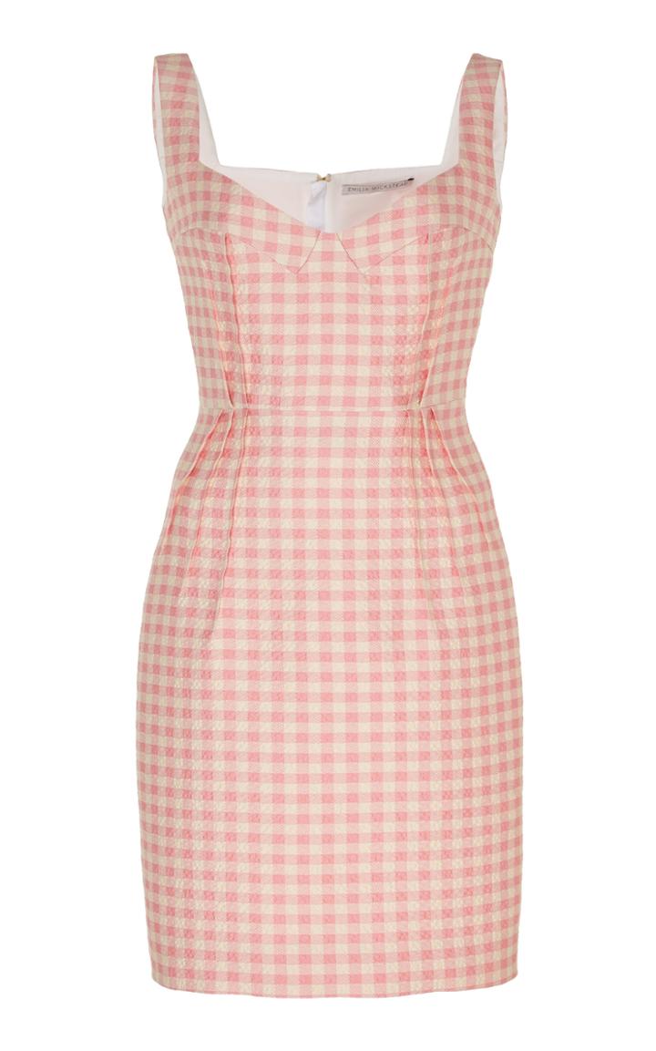 Moda Operandi Emilia Wickstead Gingham Mini Dress Size: 8