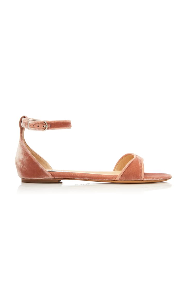 Gabriela Hearst Orpheus Velvet Sandals