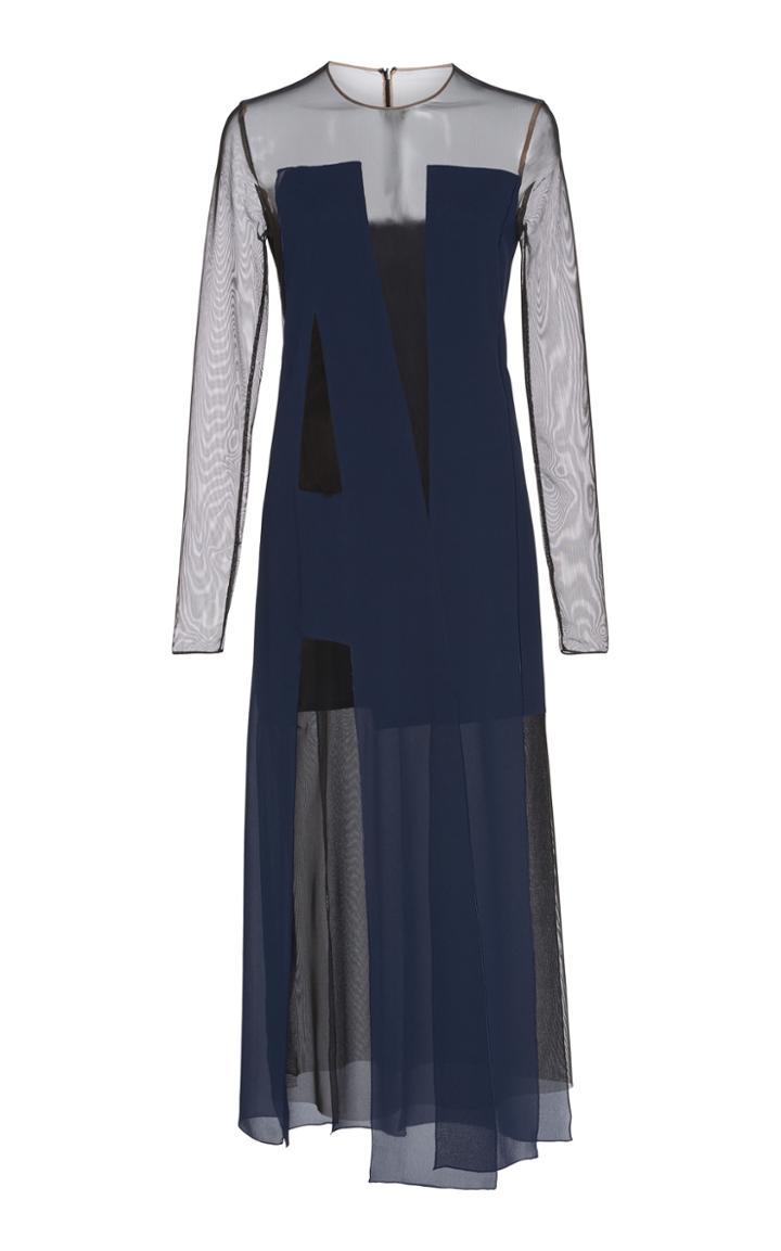 Akris Georgette Sheer Dress
