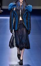 Versace Degrade Georgette Skirt