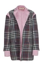 Marni Layered Plaid Wool-blend Blazer