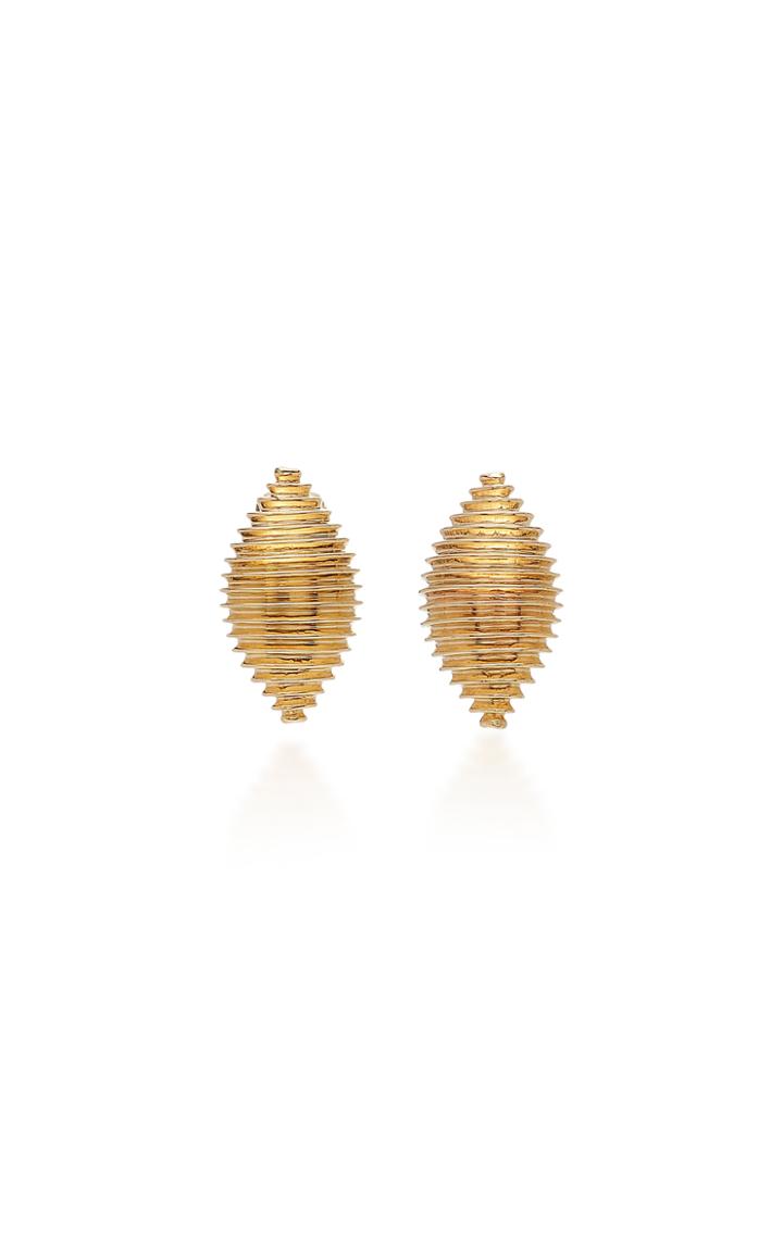 Alison Lou Large Shell Earrings