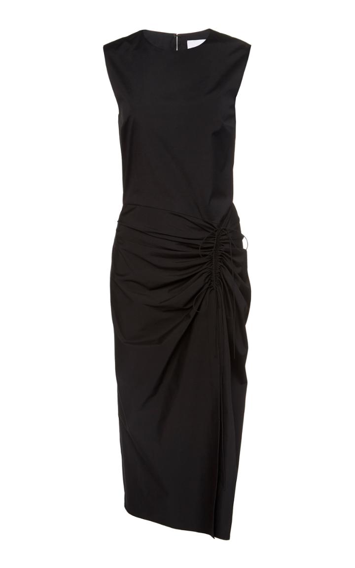 Carolina Herrera Sleeveless Drawstring Dress