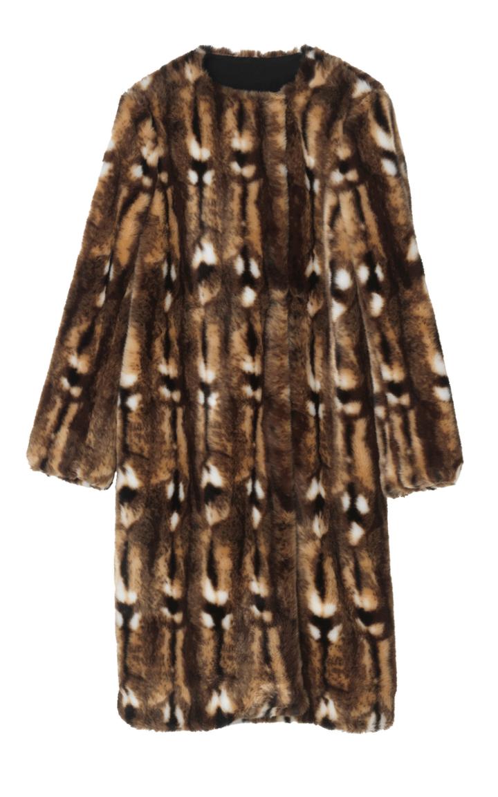 By Malene Birger Antelope Printed Coat