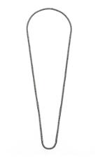 Sidney Garber 18k White Gold And Black Diamond Rope Necklace