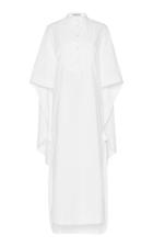Moda Operandi Lanvin Cape-sleeve Cotton Poplin Midi Dress Size: 36