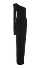 Alexandre Vauthier One Shoulder Tailored Sequin Gown