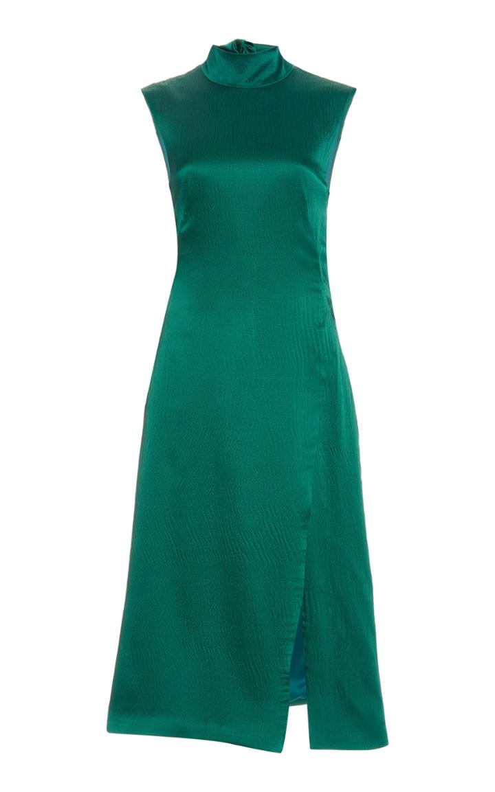 Moda Operandi Saloni Ryann Silk-satin Dress