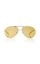 Karen Walker Love Hangover Aviator-style Gold-tone Sunglasses