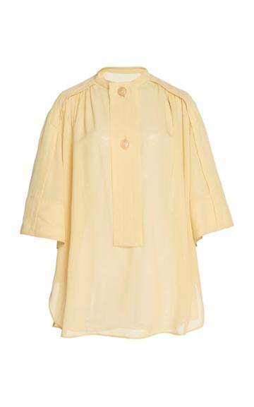 Cyclas Collared Voile Top
