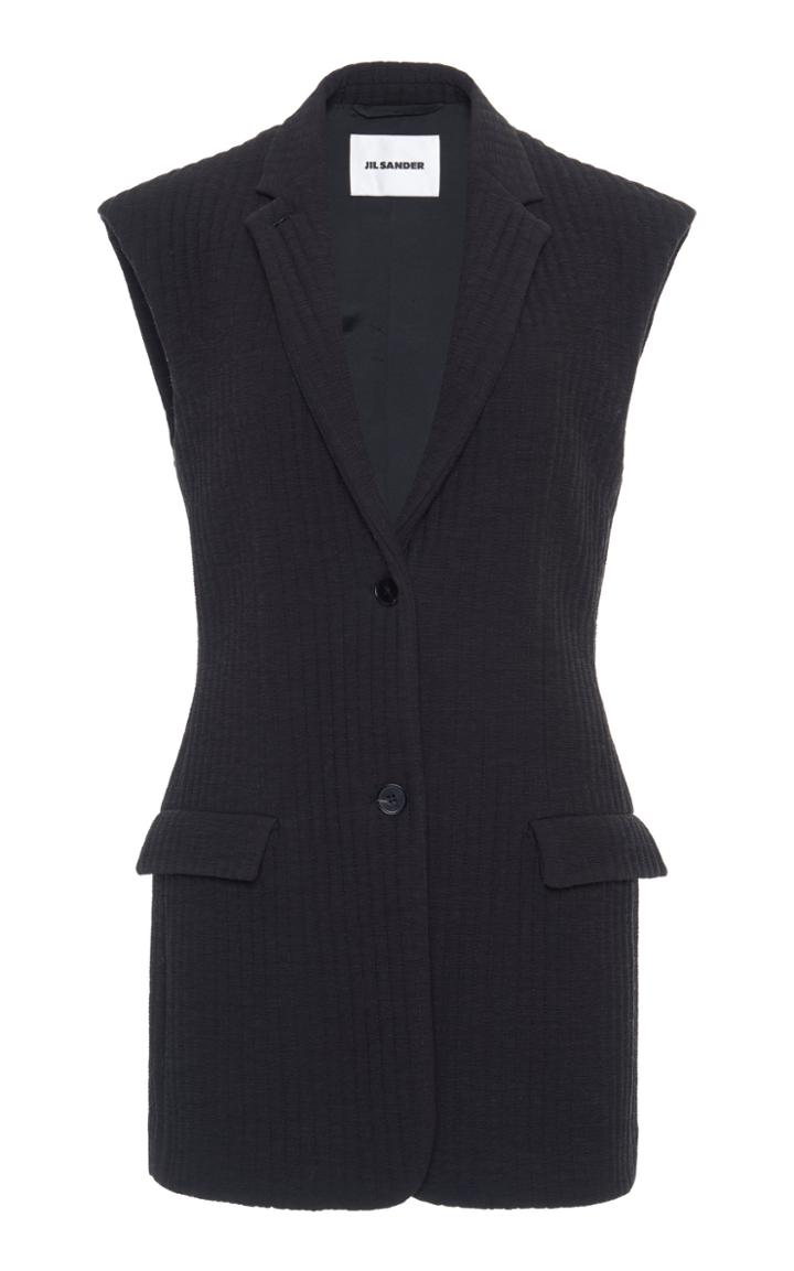 Moda Operandi Jil Sander Cady Blazer Vest