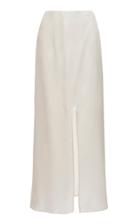 Marni High-rise Satin Slit Midi Skirt