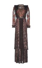 Roberto Cavalli Detailed Shoulder Dress