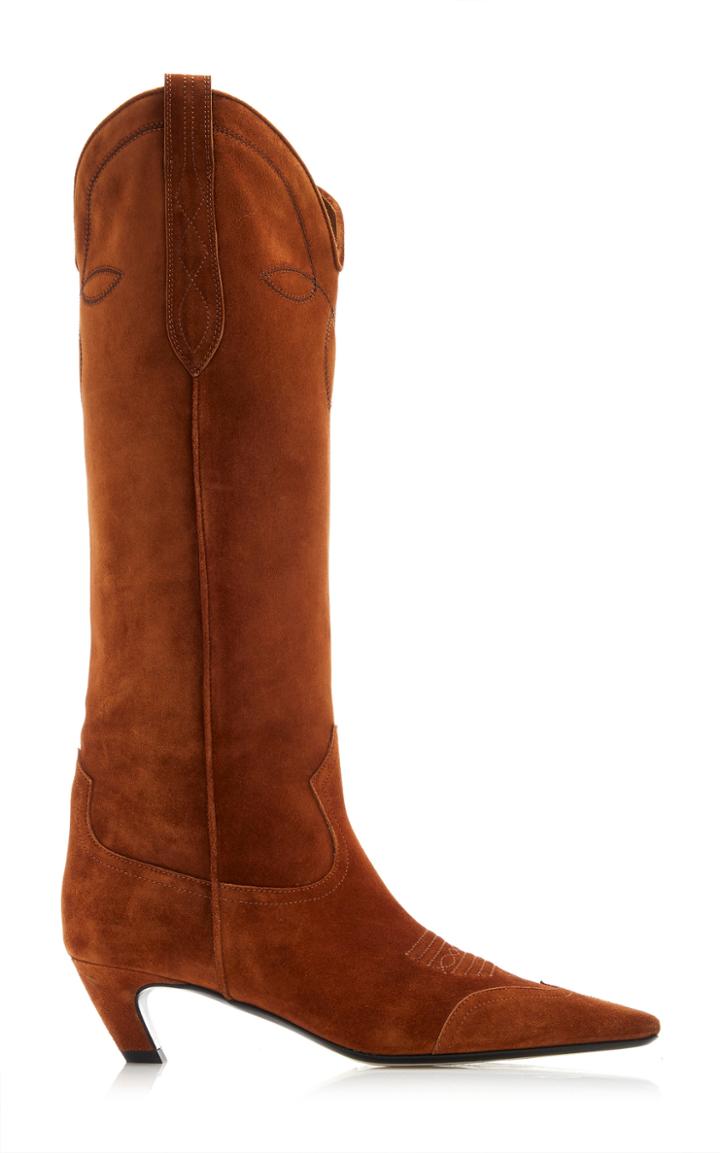 Moda Operandi Khaite Dallas Knee High Boots