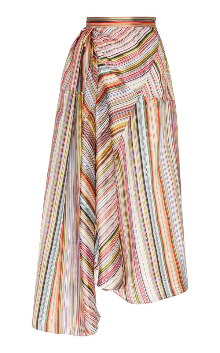 Moda Operandi Rosie Assoulin Asymmetric High-waisted Chiffon Skirt Size: 2