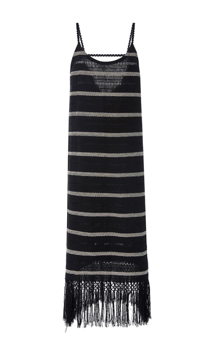 Jaline Annie Handwoven Fringe Dress