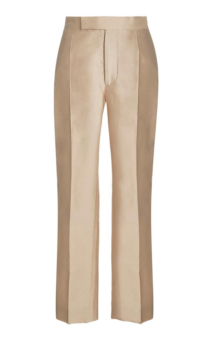 Moda Operandi Hanna Fiedler Bernhard Silk-blend Cropped Pants