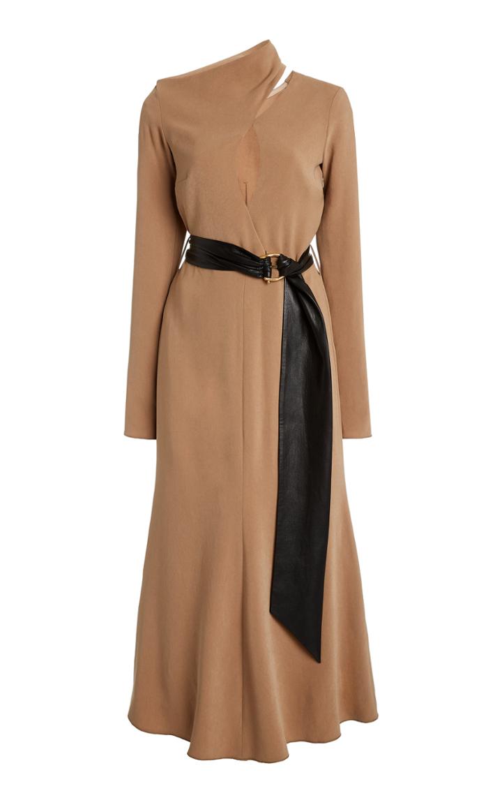 Moda Operandi Nanushka Clement Belted Jersey Dress