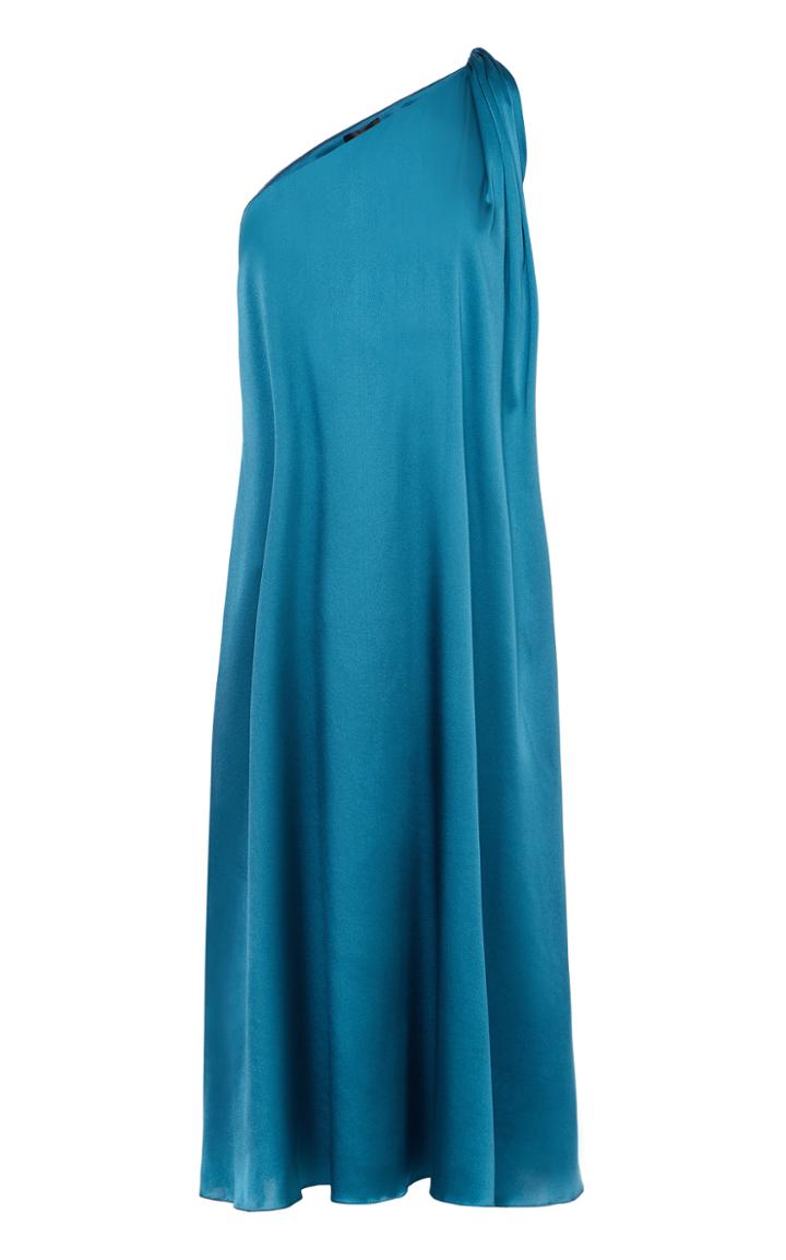 Lake Studio One Shoulder Rolled Dress