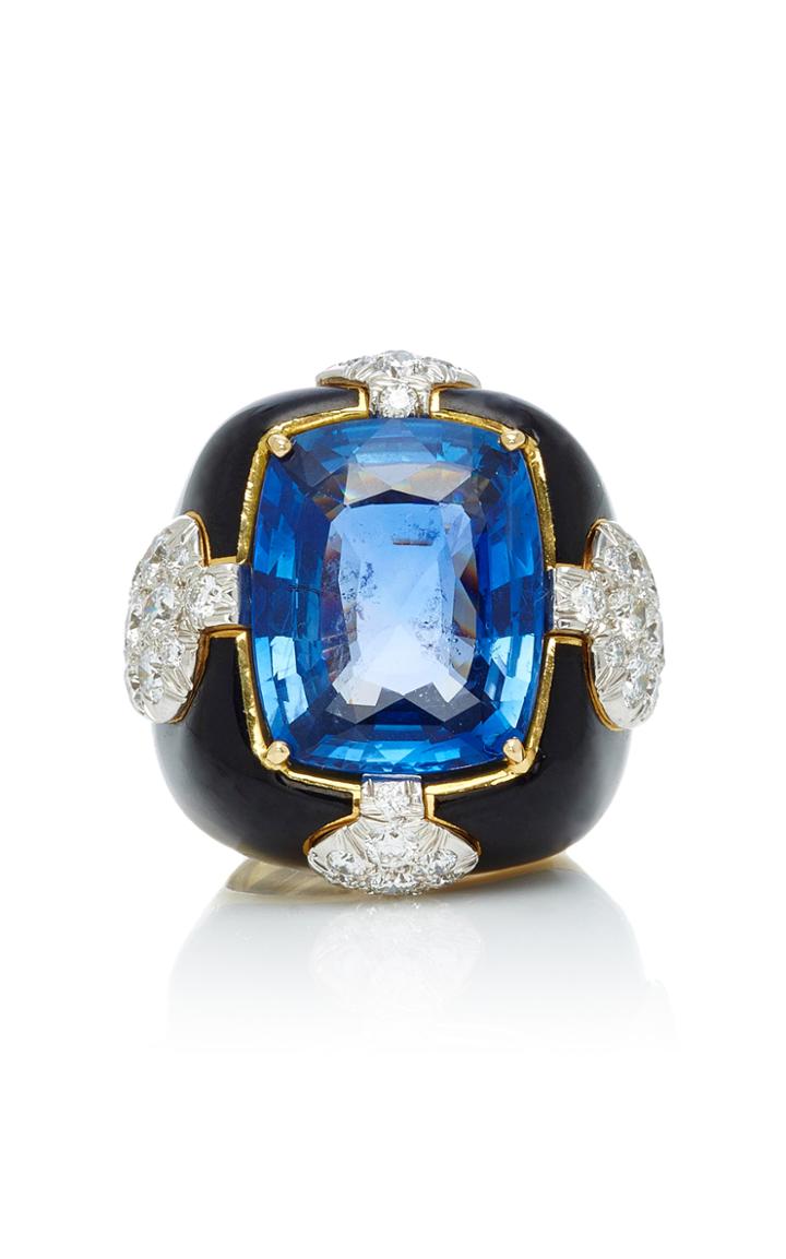 David Webb One-of-a-kind Quatrefoil Ring