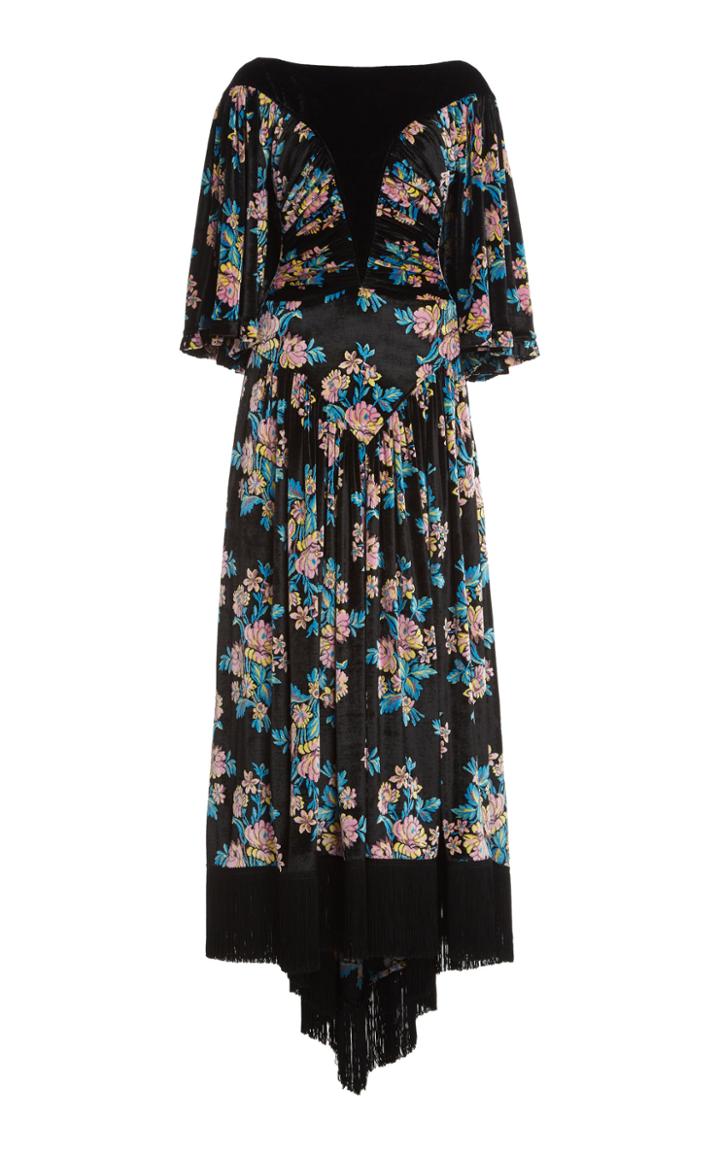 Moda Operandi Paco Rabanne Cape-effect Crepe Dress