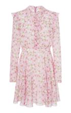 Giambattista Valli Floral-print Silk-chiffon Mini Dress