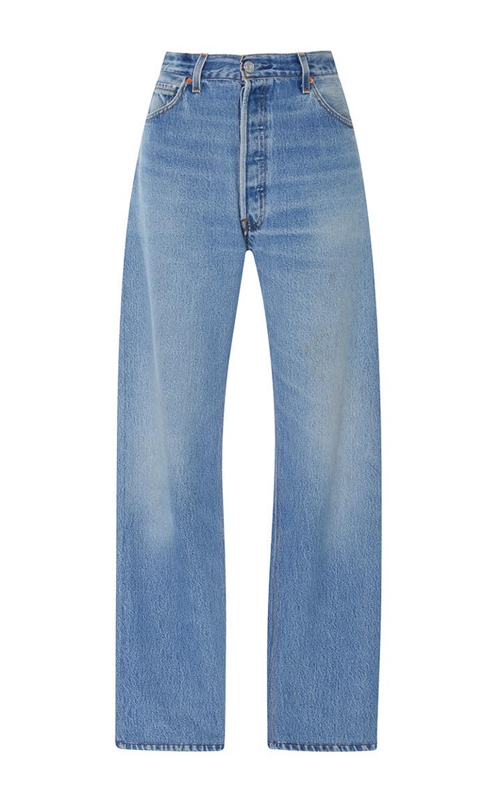 Re/done Ultra High Rise Straight Leg Jeans