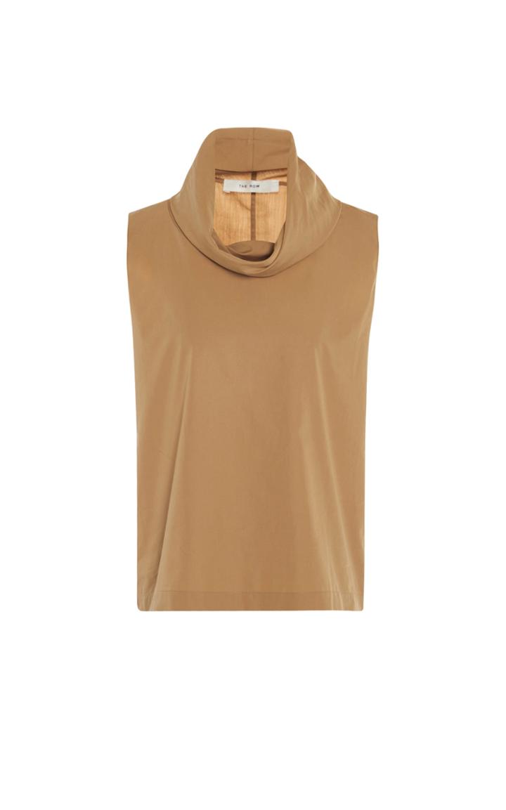 Moda Operandi The Row Galya Cotton Turtleneck Top