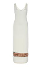 Moda Operandi Tuinch Logo-striped Silk-blend Knit Midi Dress Size: M