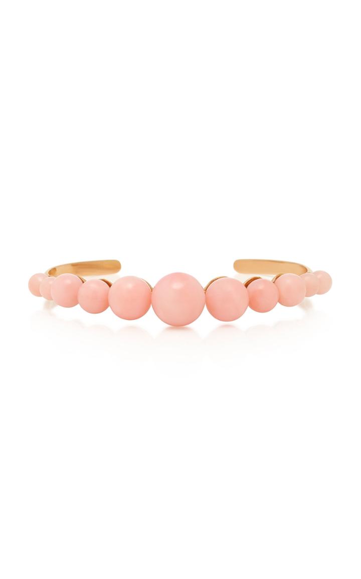 Irene Neuwirth 18k Rose Gold And Pink Opal Cuff