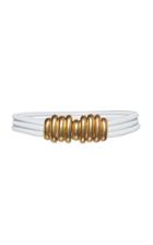 Bottega Veneta Embellished Textured-leather Belt Size: S
