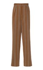 Jil Sander Striped Straight-leg Boucle Pants