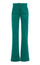 Moda Operandi Alberta Ferretti Stretch Cotton Bootcut Pants