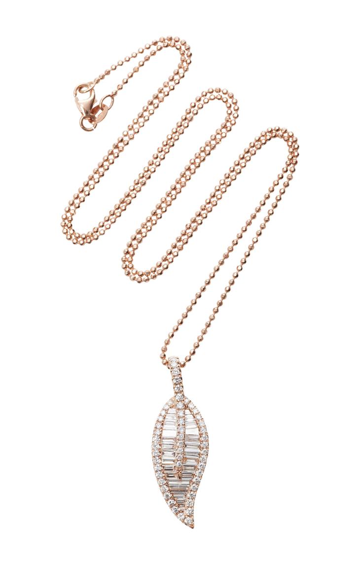 Anita Ko Leaf Pendant