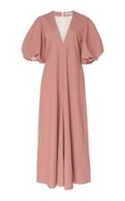 Moda Operandi Lee Mathews Queenie Linen-cotton Trapeze Dress Size: 1