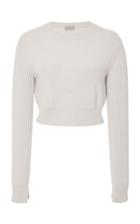 Mrz Cropped Ribbed Sweater