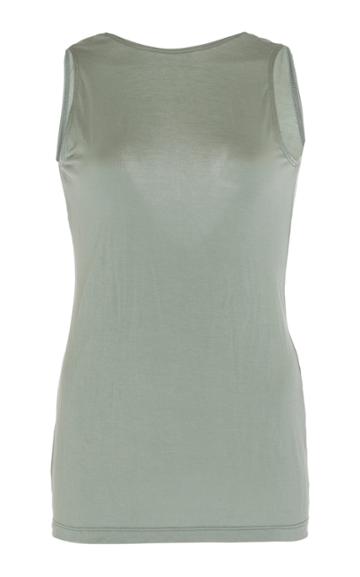 Albus Lumen Albus Sleeveless Cotton-jersey Top