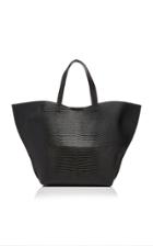 Imago-a Lizard Embossed Leather Shell Tote