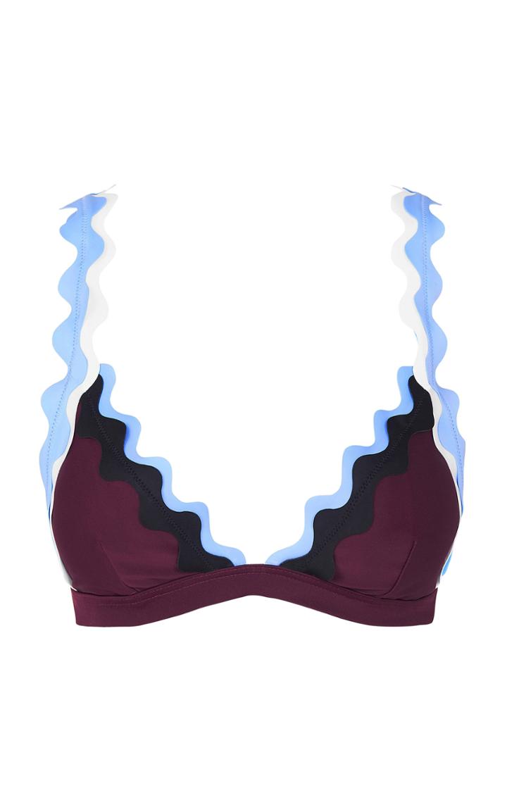Rye Stickie Rick Rack Scallop Bikini Top