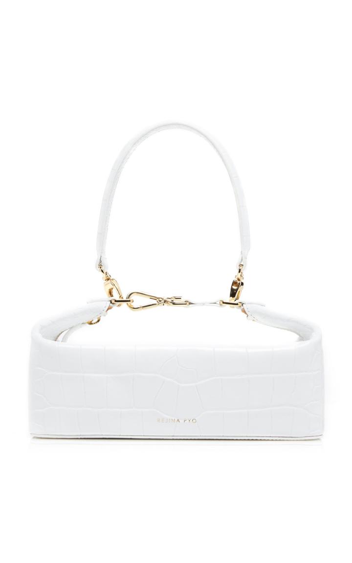 Rejina Pyo Olivia Croc-effect Leather Bag